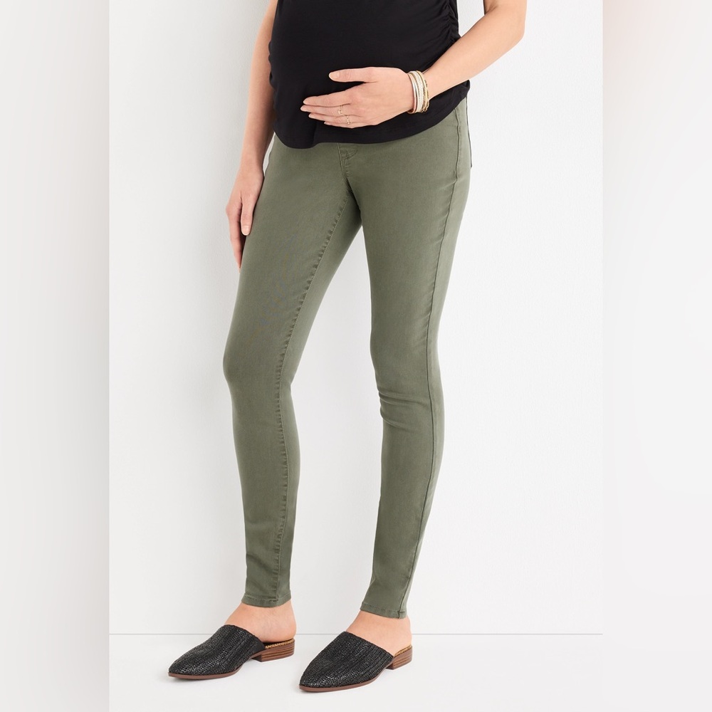 Maurice’s Over the Bump Green Jeggings